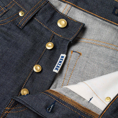 B-01 Slim - 14oz. Green Cast Selvedge