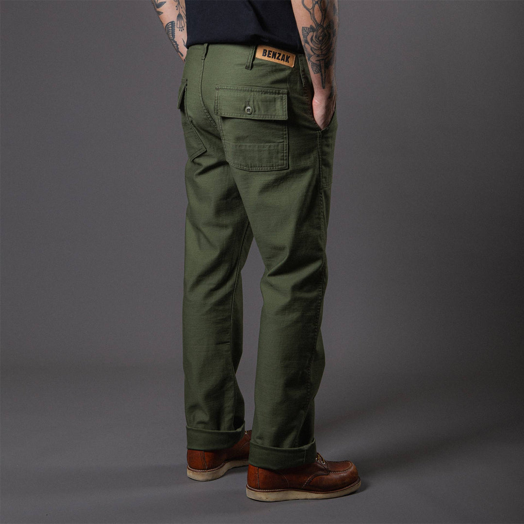 BP-07 Loose Fatigue Pants - 10oz Olive Drab Military Twill