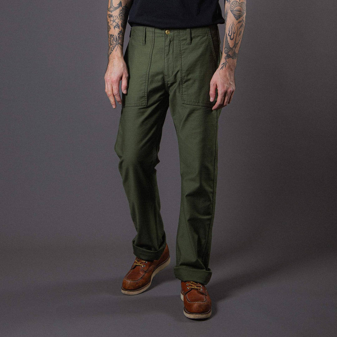 BP-07 Loose Fatigue Pants - 10oz Olive Drab Military Twill