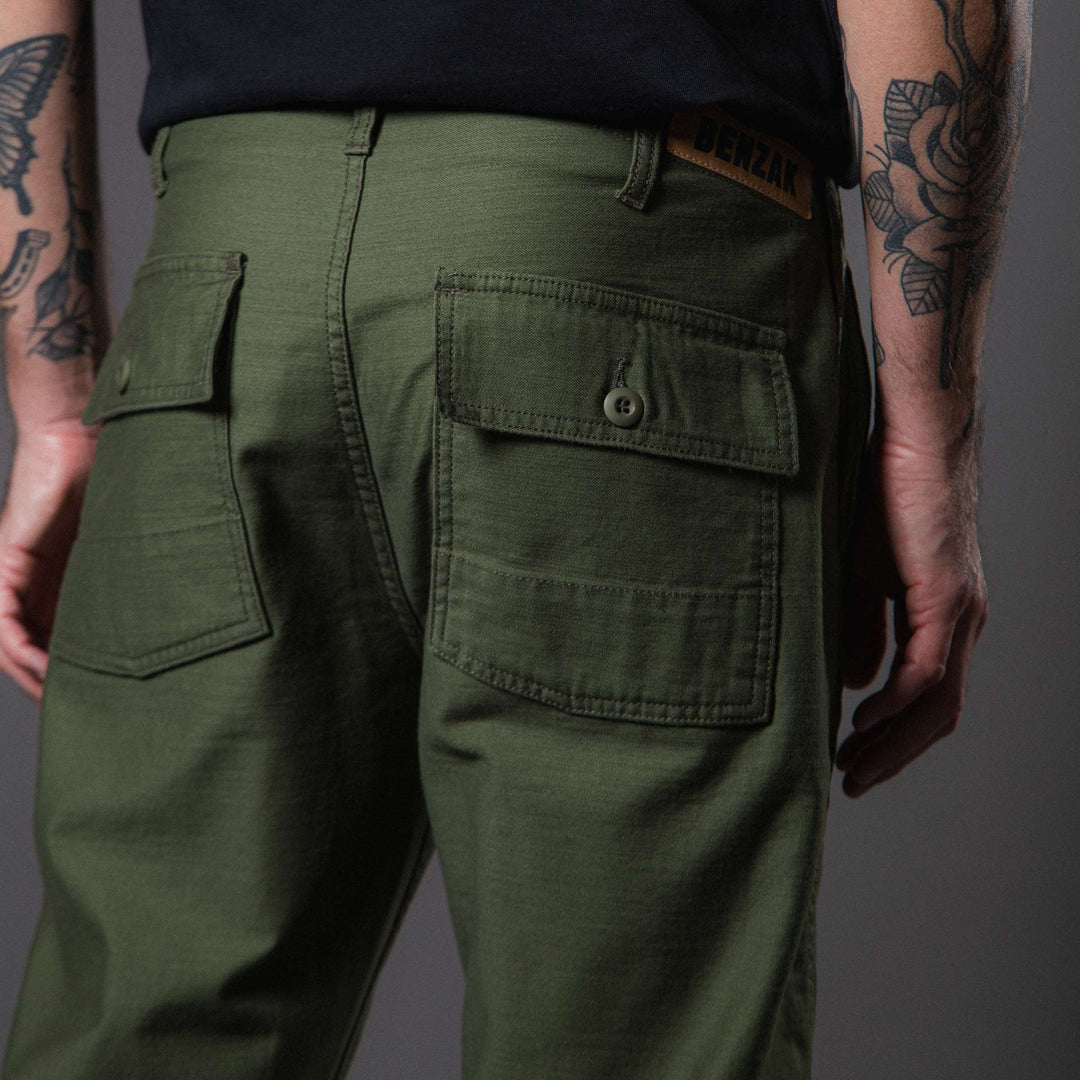 BP-07 Loose Fatigue Pants - 10oz Olive Drab Military Twill