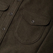 BWS-05 CPO Overshirt - 14oz Forest Green Wool Mosser