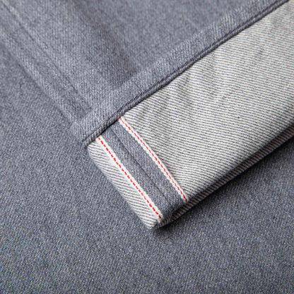 B-01 Slim - 14oz. Selvedge Colour Denim - Grey