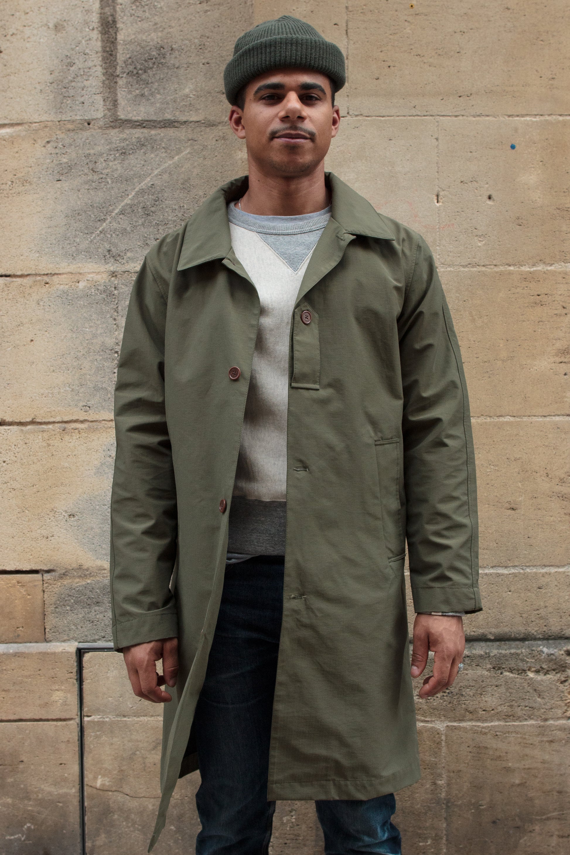 Rain Coat Plain Olive – bleubrut
