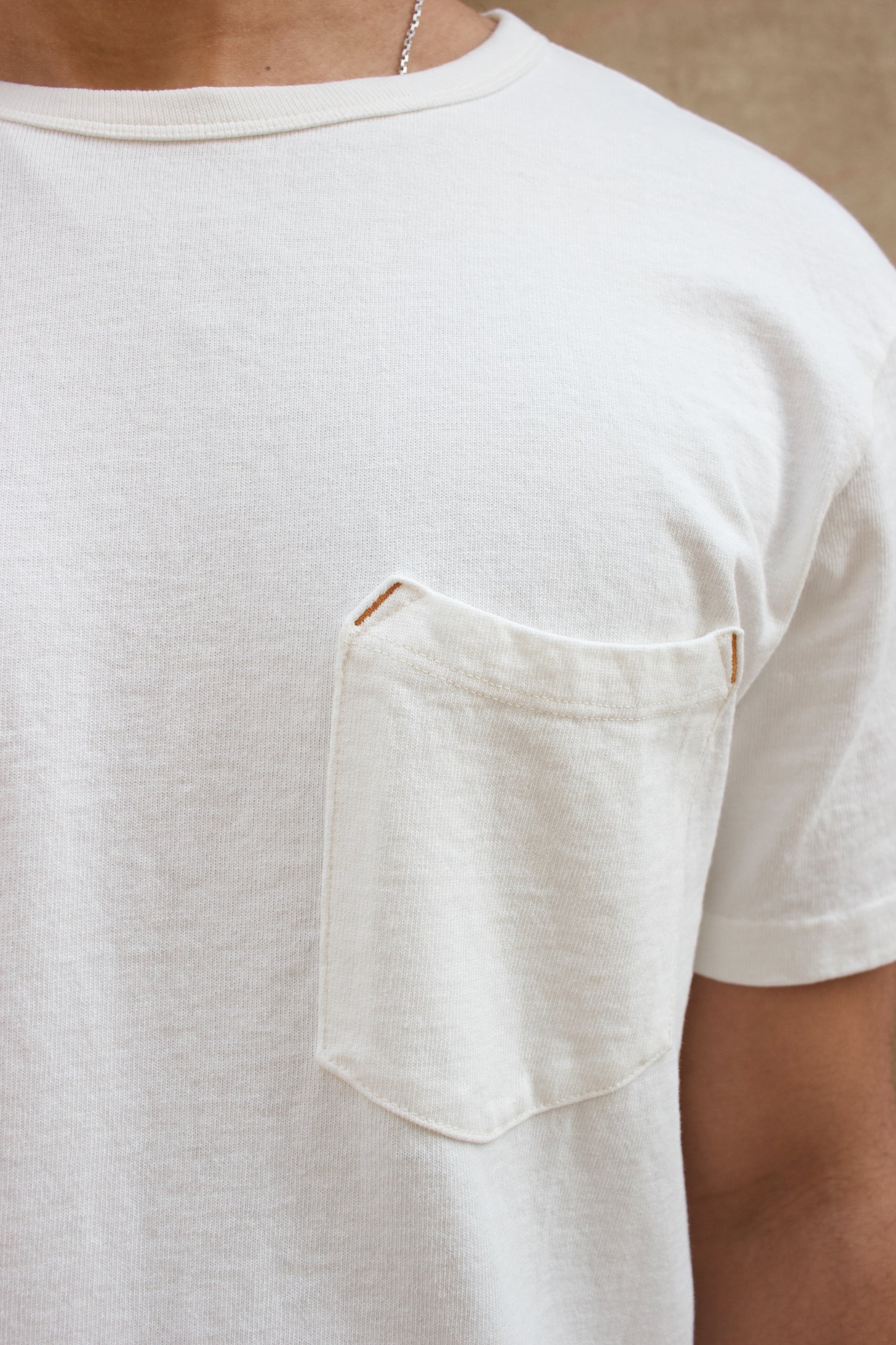 13oz Pocket Tee - White
