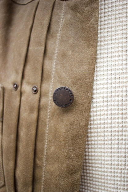 Riders Jacket Waxed Canvas  RJ-1 - Tobacco