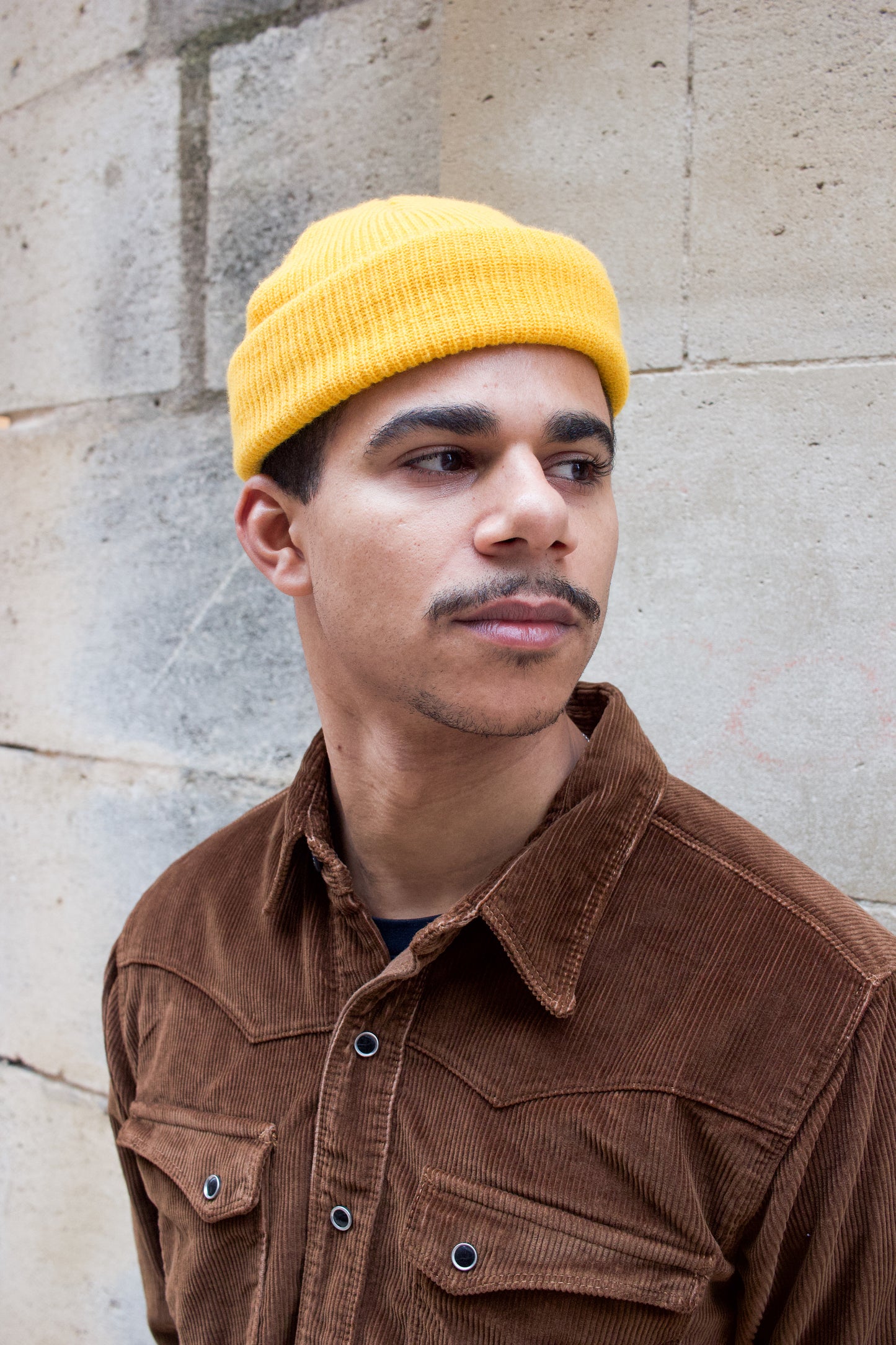 Calico Overshirt - Brown Cord
