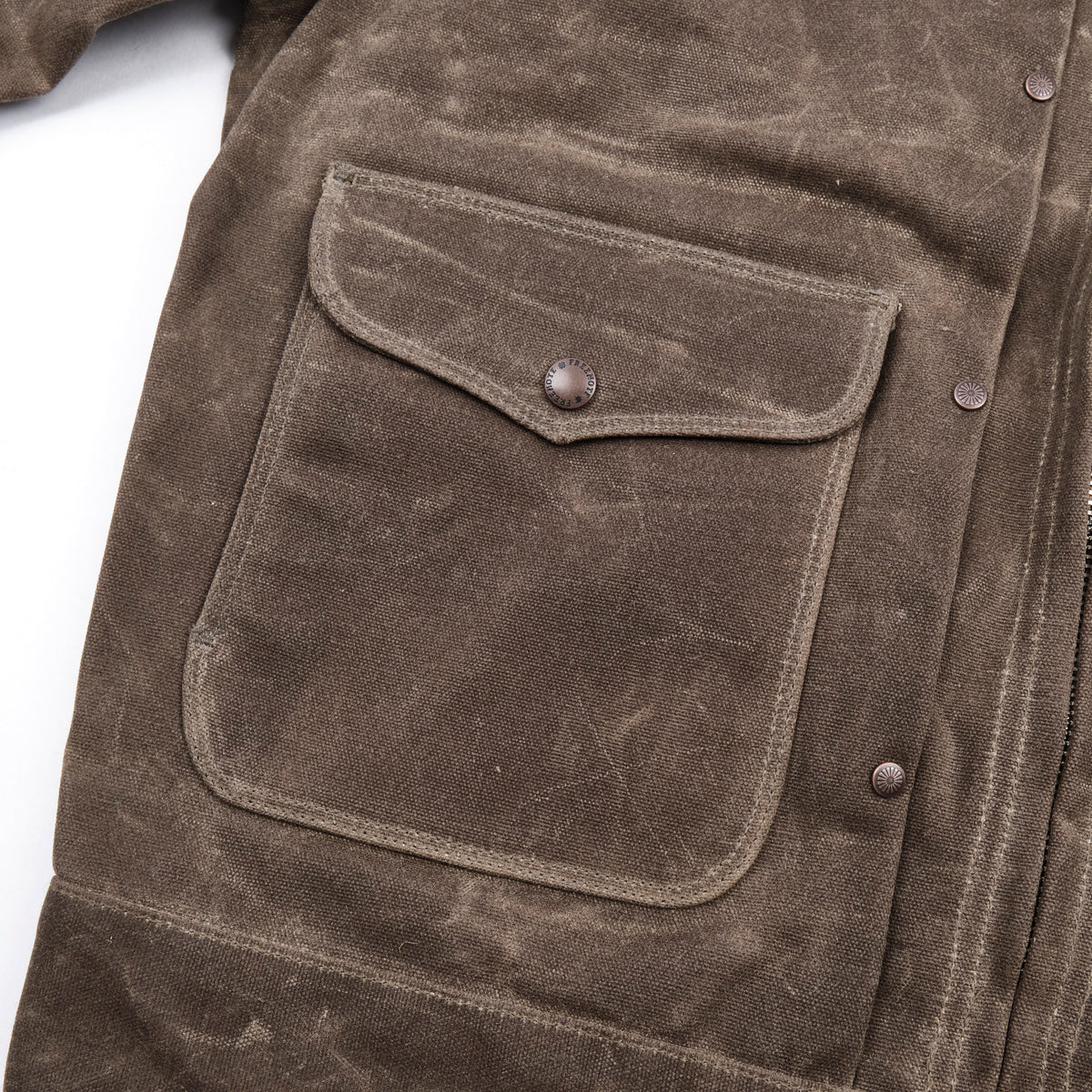Faro Jacket Heavy Waxed Canvas - Tobacco