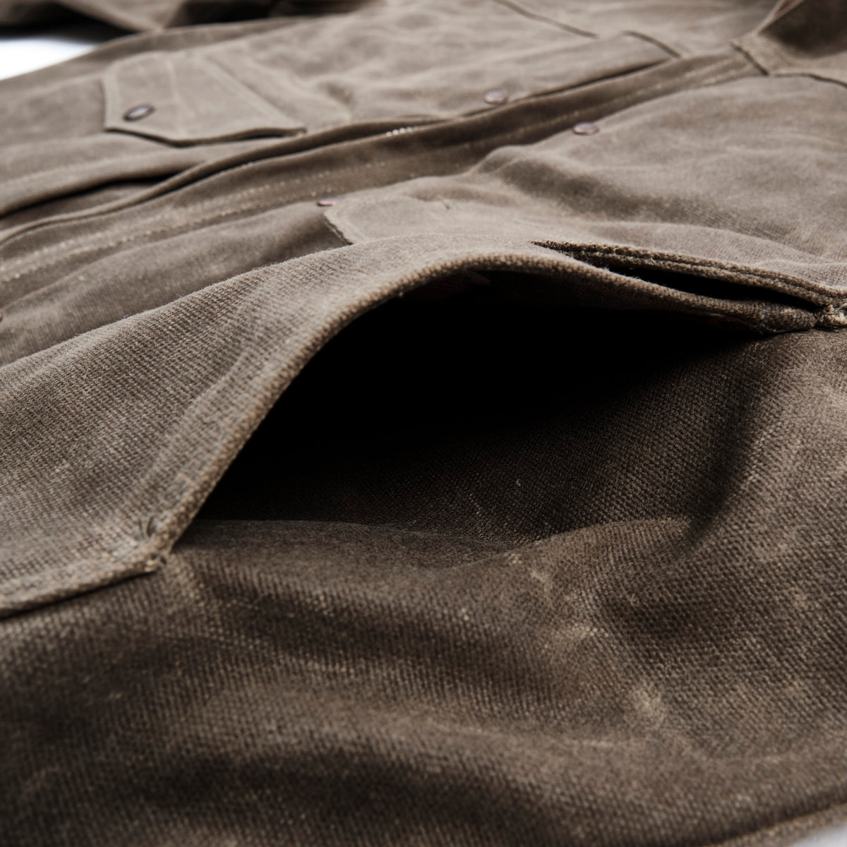 Faro Jacket Heavy Waxed Canvas - Tobacco