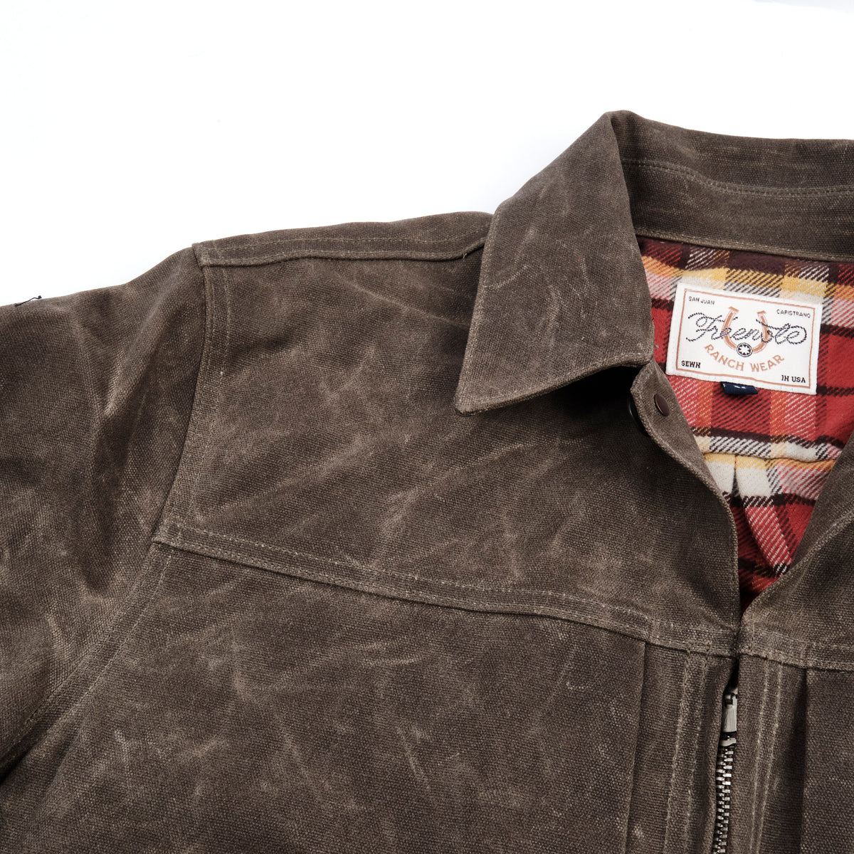 Faro Jacket Heavy Waxed Canvas - Tobacco