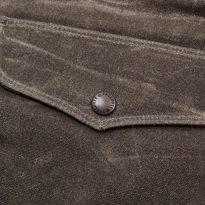 Faro Jacket Heavy Waxed Canvas - Tobacco