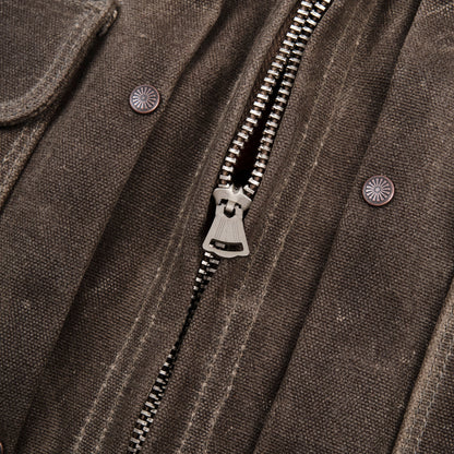 Faro Jacket Heavy Waxed Canvas - Tobacco