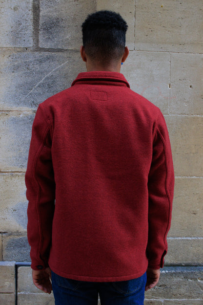 Midway Wool CPO Jacket - Red