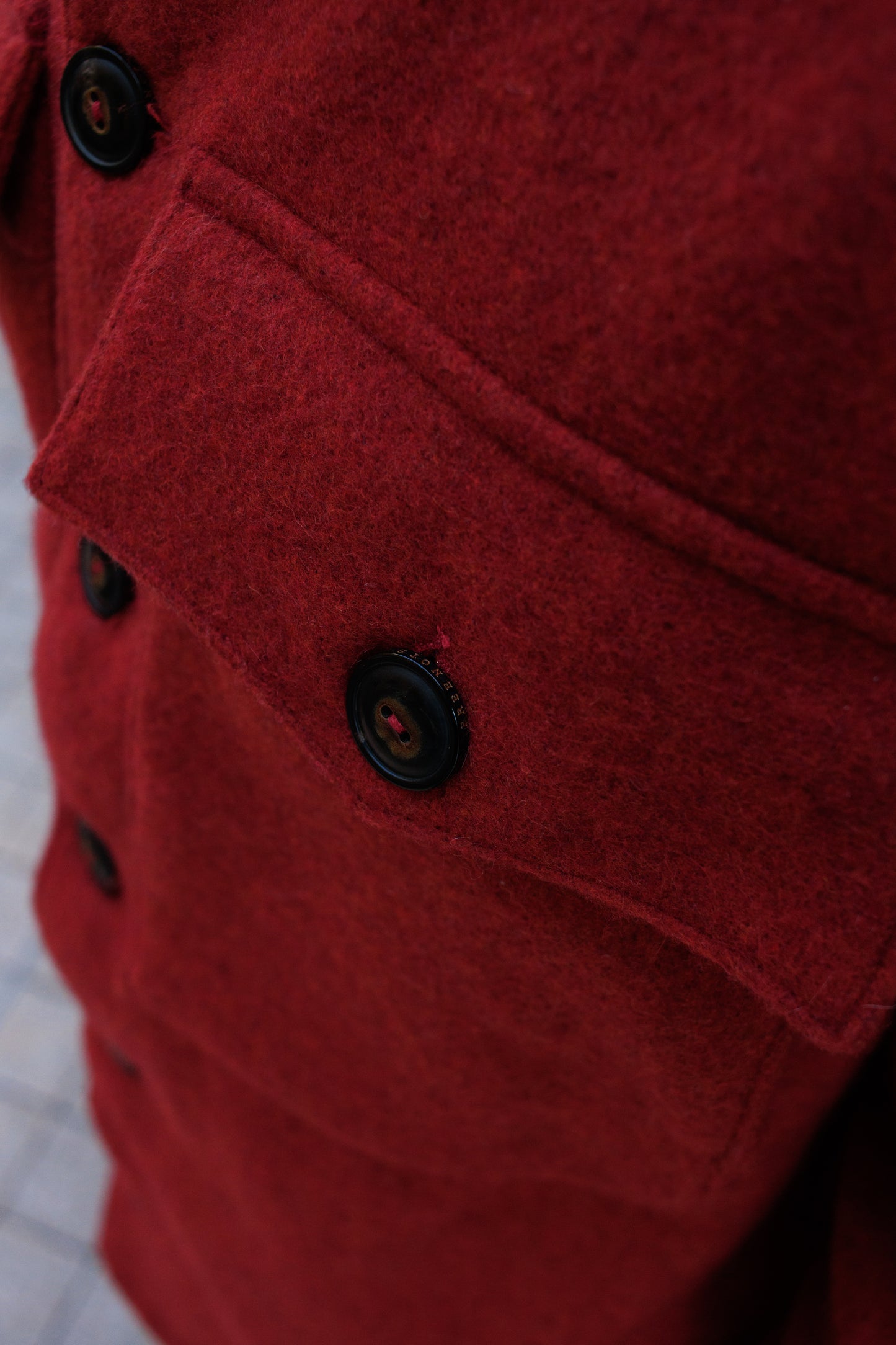 Midway Wool CPO Jacket - Red