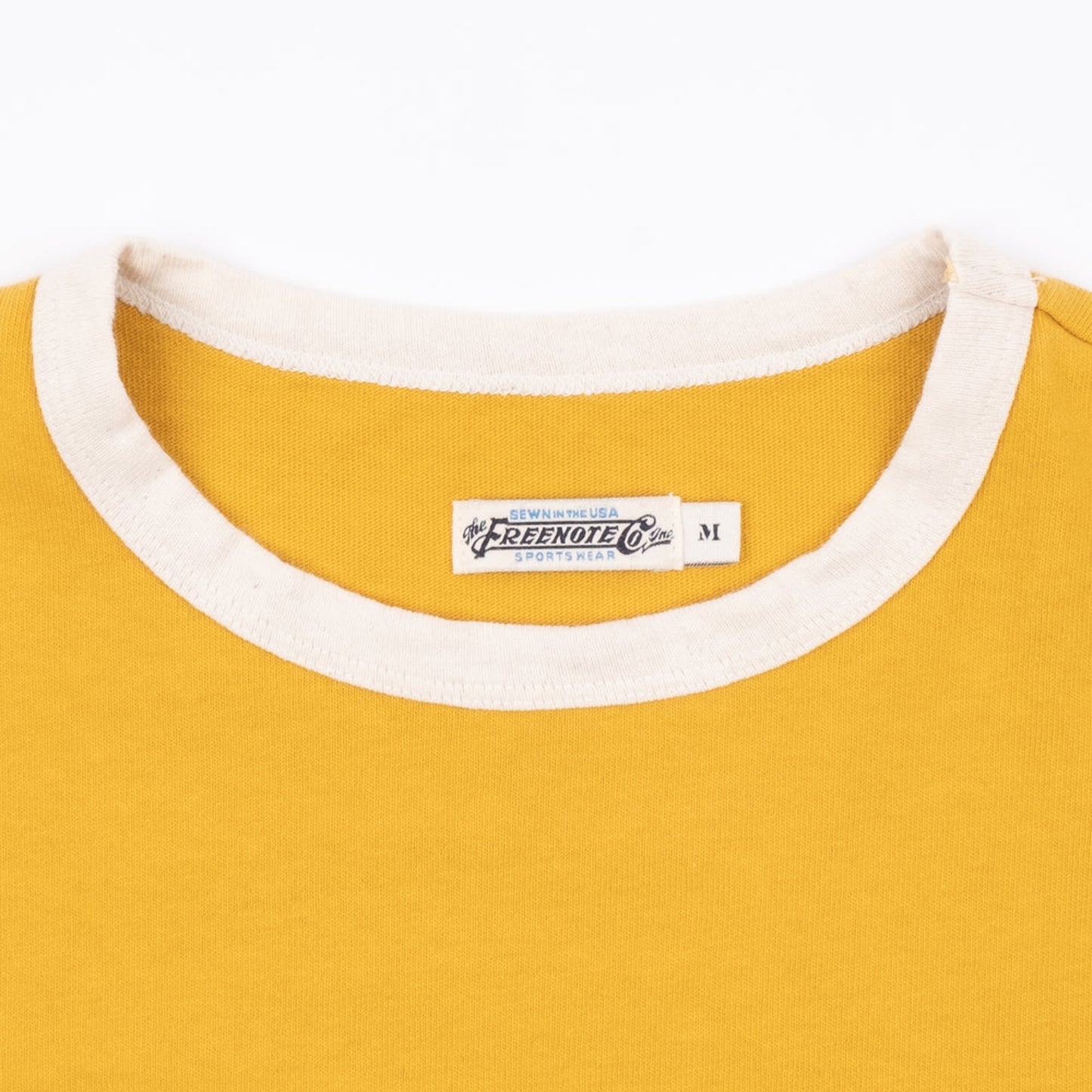 Ringer Tee SS - Mustard / Natural