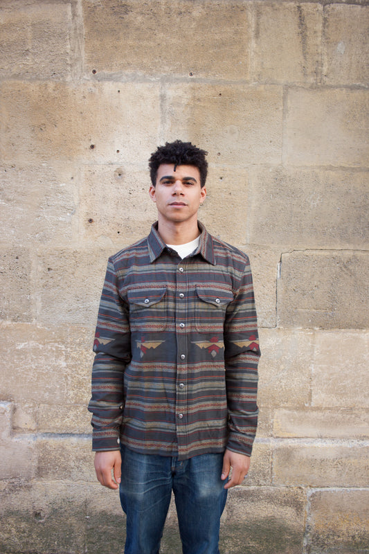 Lawland Shirt - Black Jacquard