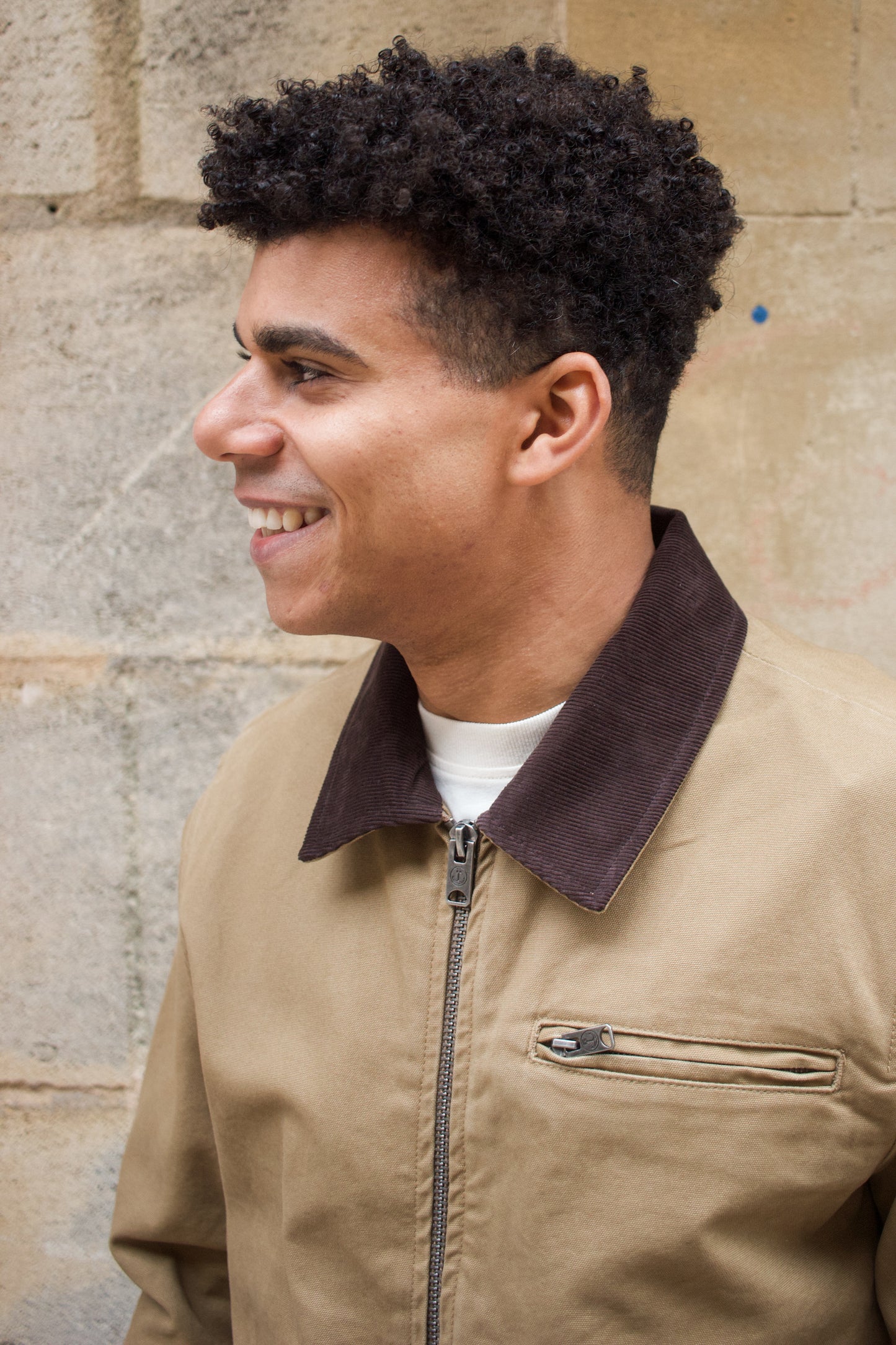 Sanjon Jacket Turpin Canvas - Beige