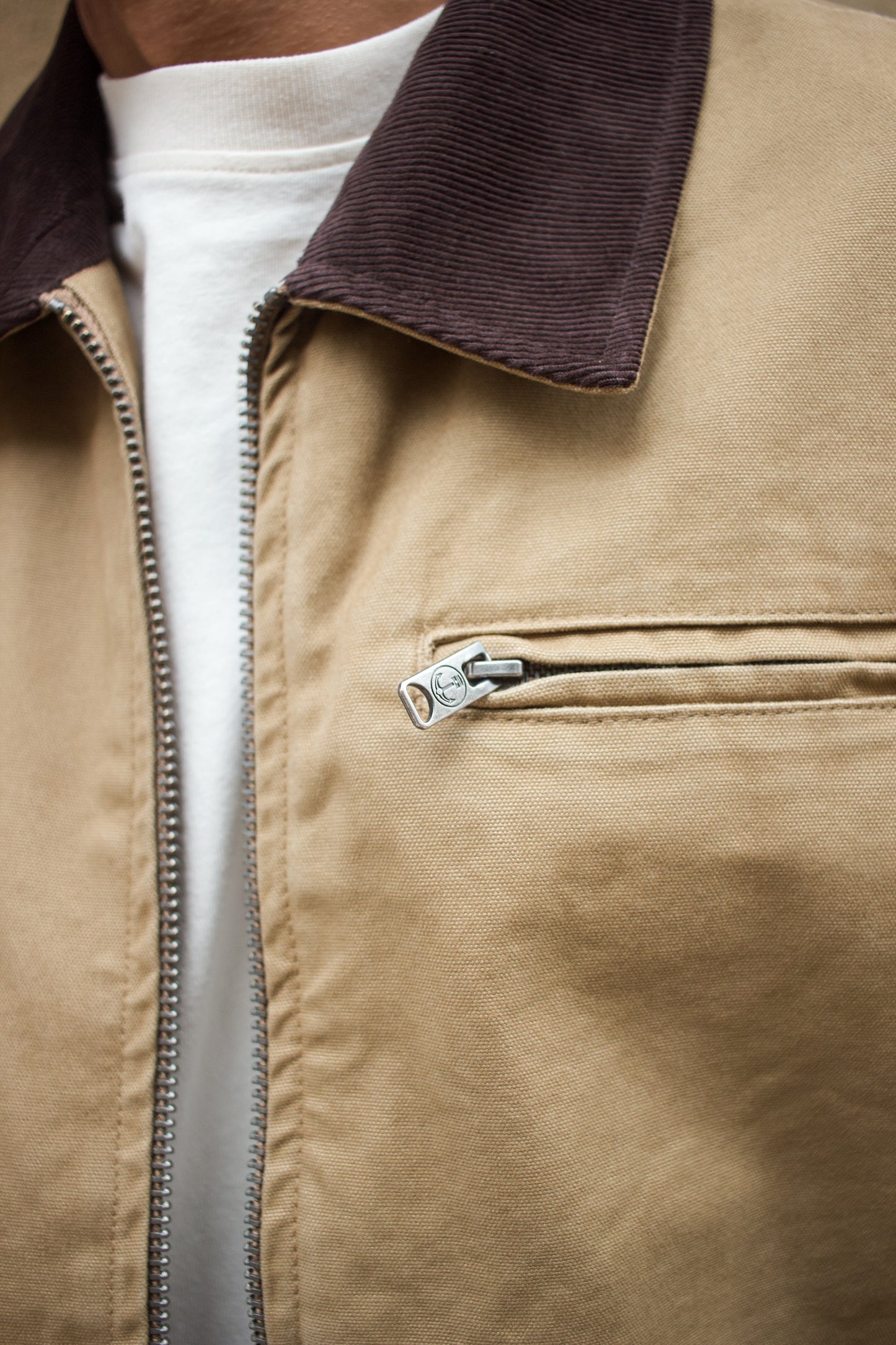 Sanjon Jacket Turpin Canvas - Beige