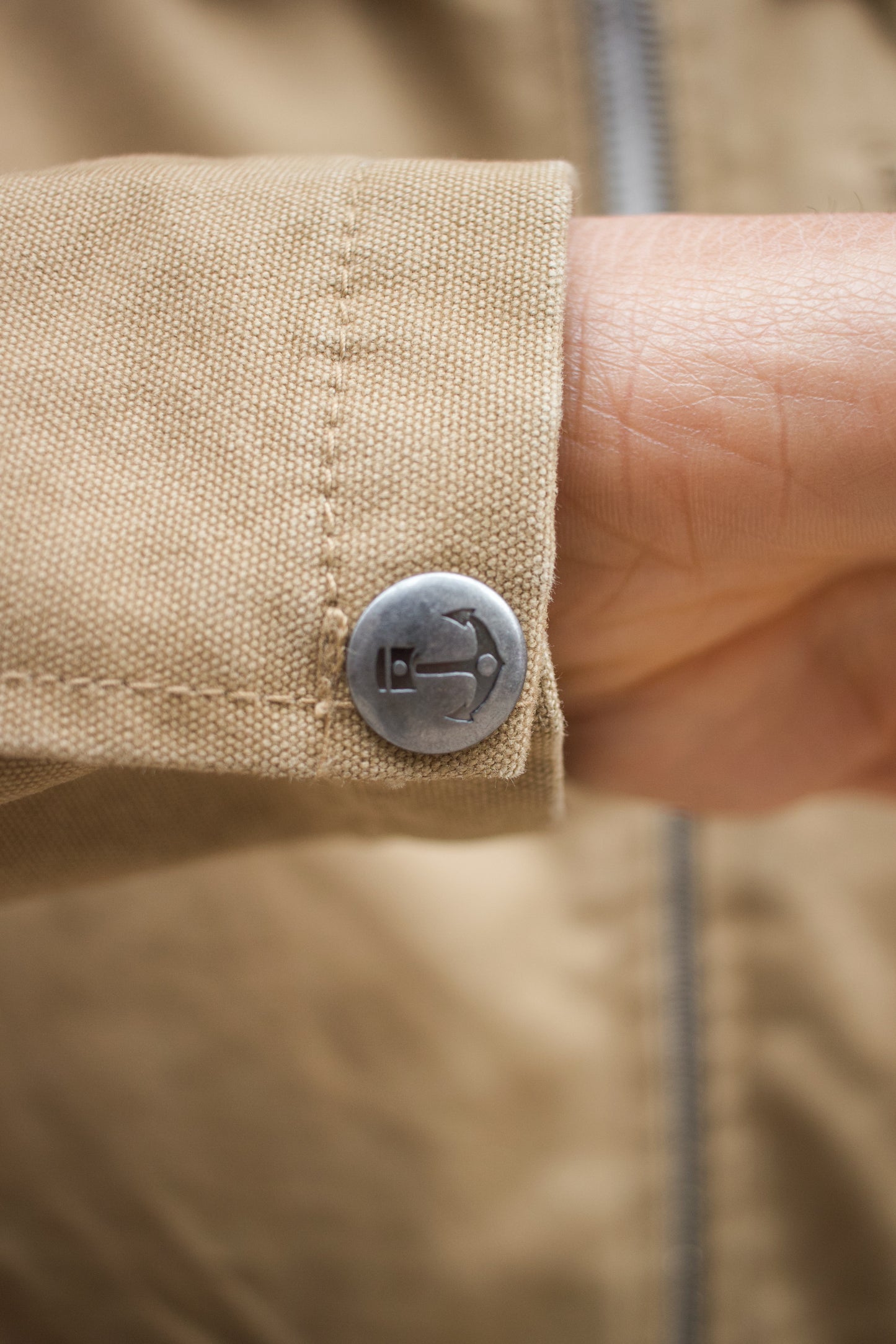 Sanjon Jacket Turpin Canvas - Beige