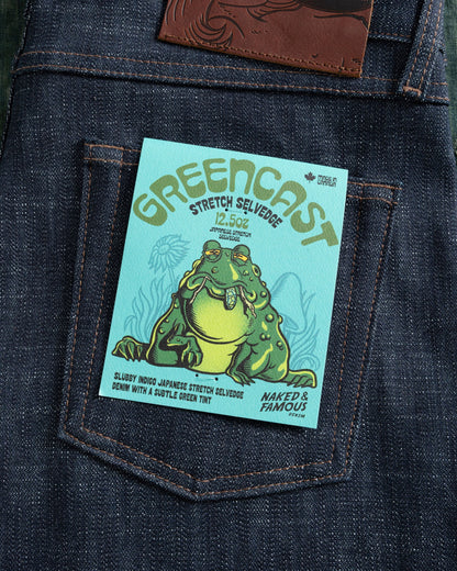 Weird Guy - Greencast Slub Stretch Selvedge