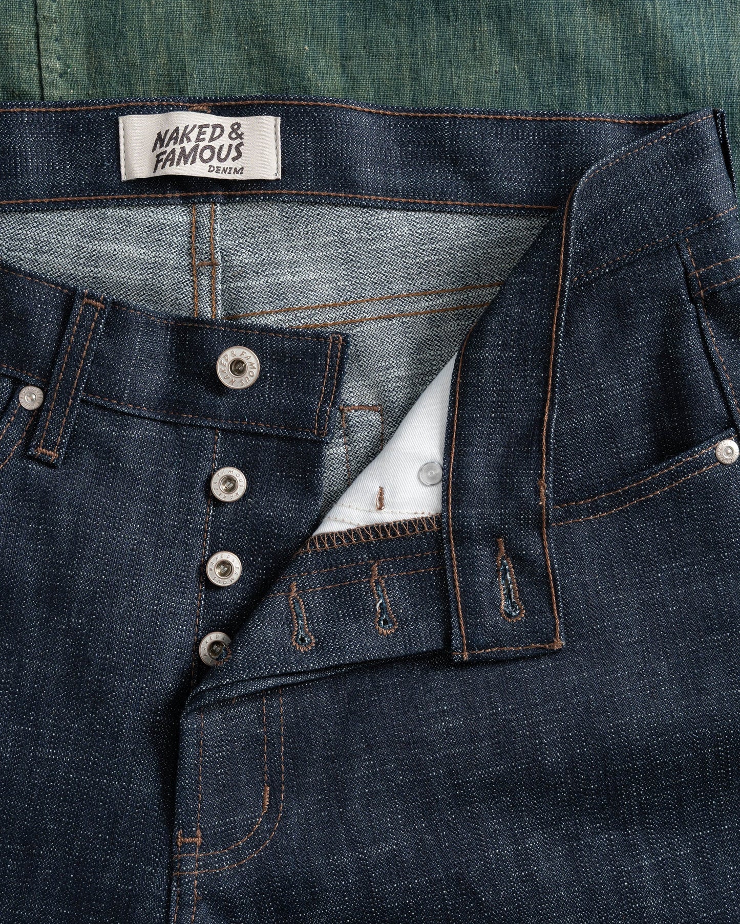 Weird Guy - Greencast Slub Stretch Selvedge