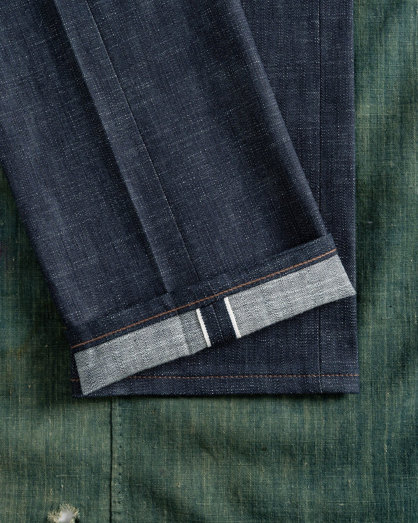Weird Guy - Greencast Slub Stretch Selvedge