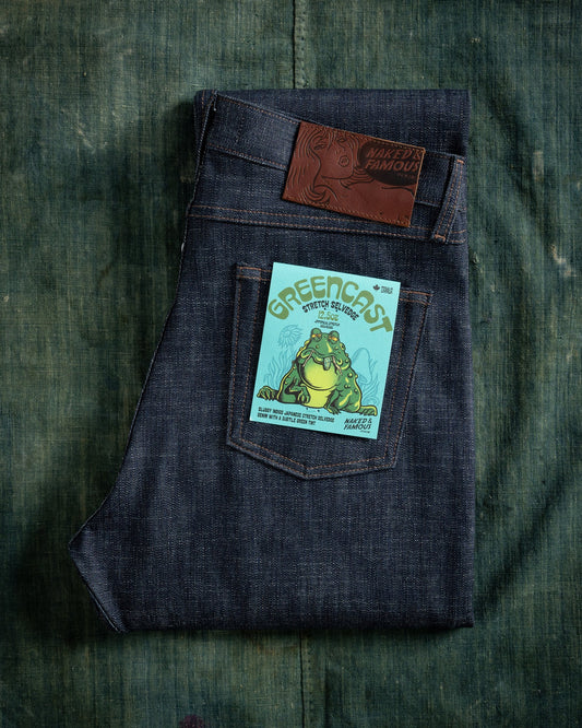 Weird Guy - Greencast Slub Stretch Selvedge