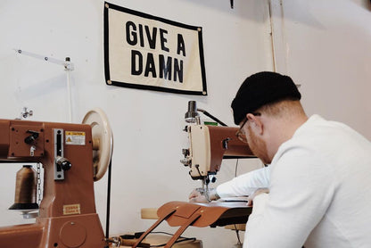 Wool Banner Made In USA - Give A Damn