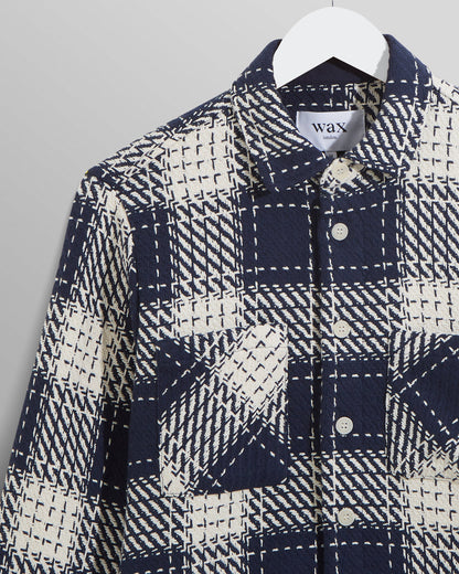 Whiting Overshirt - Marine Beatnik V3