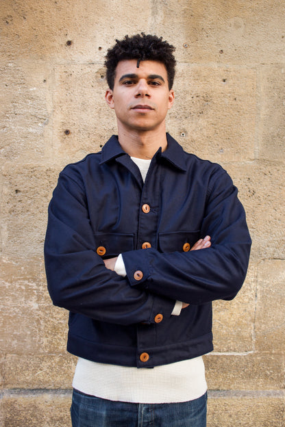 Grafton Moleskin Jacket - Navy