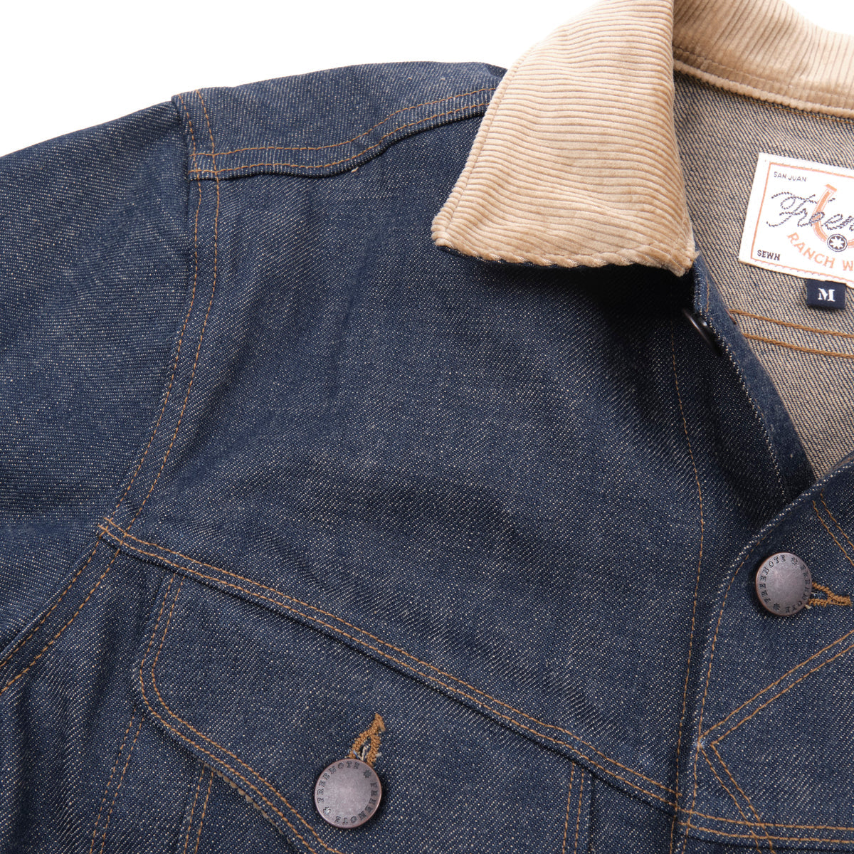 High Low Jacket - 13oz Natural Indigo Selvedge
