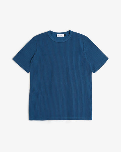 Heavy Ribbed Tee - Royal Blue