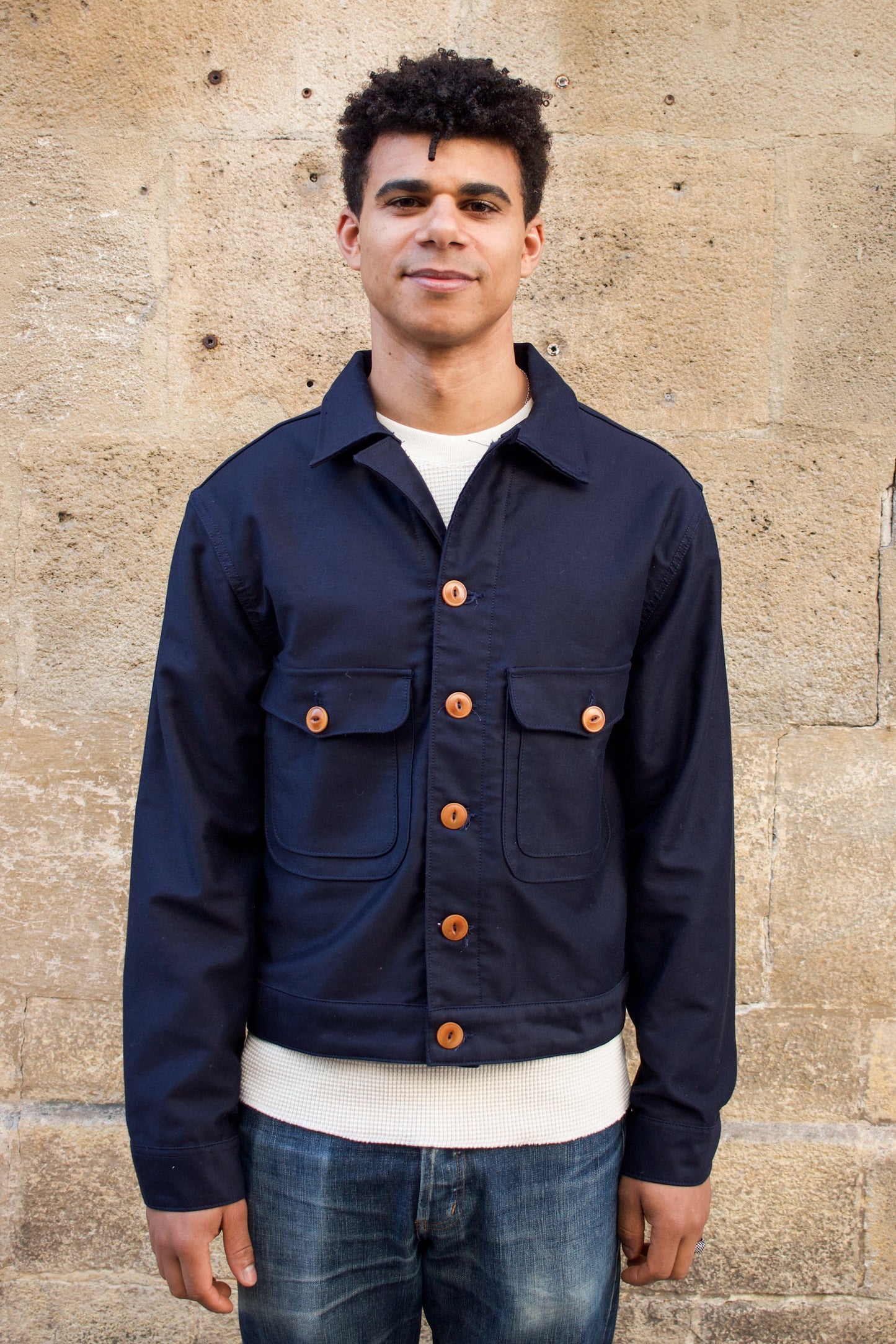 Grafton Moleskin Jacket - Navy
