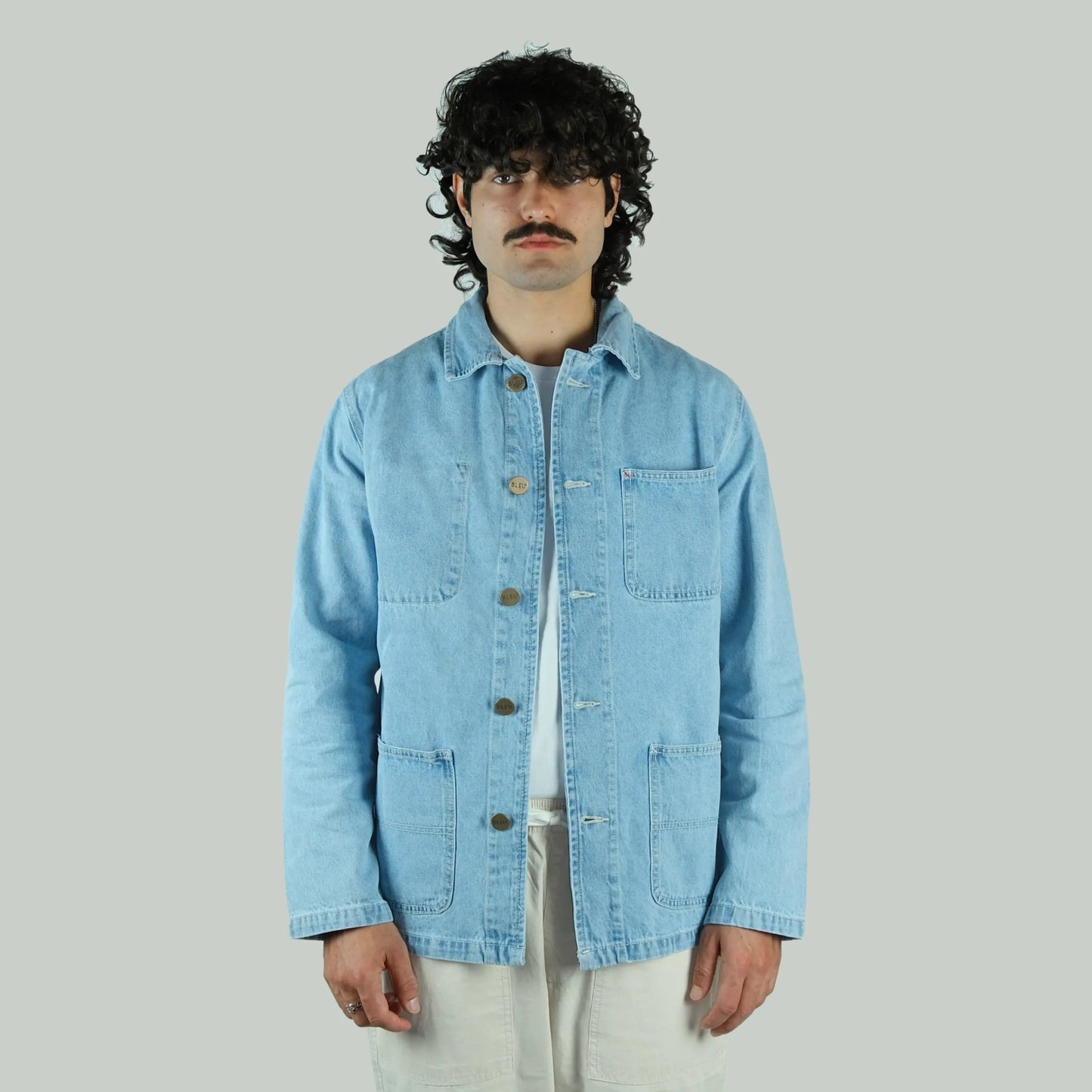 Denim Jacket - Stone Bleached