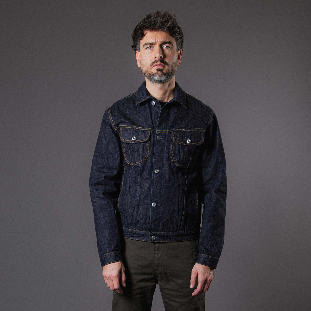BDJ05 - Trucker Jacket - 14oz Forties Era Selvedge