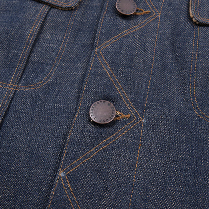 High Low Jacket - 13oz Natural Indigo Selvedge