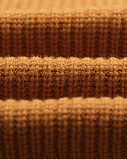 Walker Cardigan Rib - Ochre