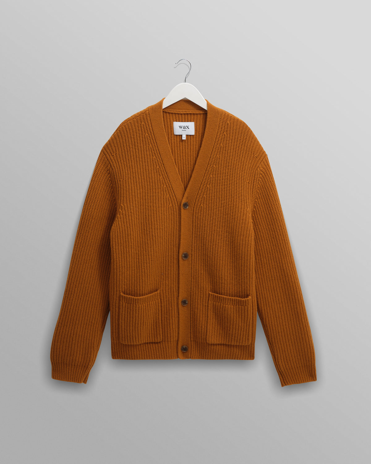 Walker Cardigan Rib - Ochre
