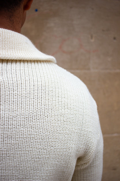 Skipper Sweater Virgin Wool - Seashell