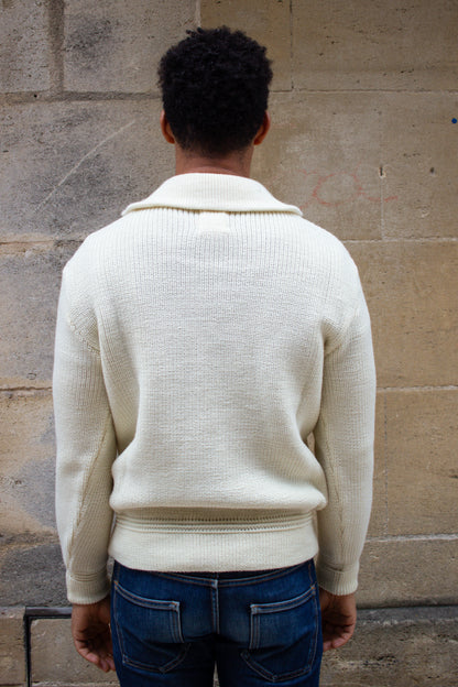 Skipper Sweater Virgin Wool - Seashell