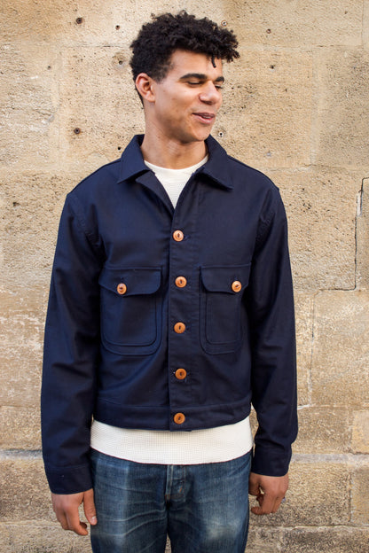 Grafton Moleskin Jacket - Navy