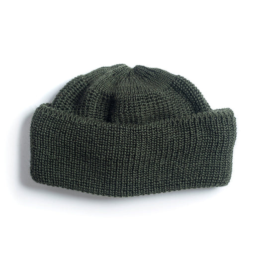 Mechanic Beanie Virgin Wool - Military Green