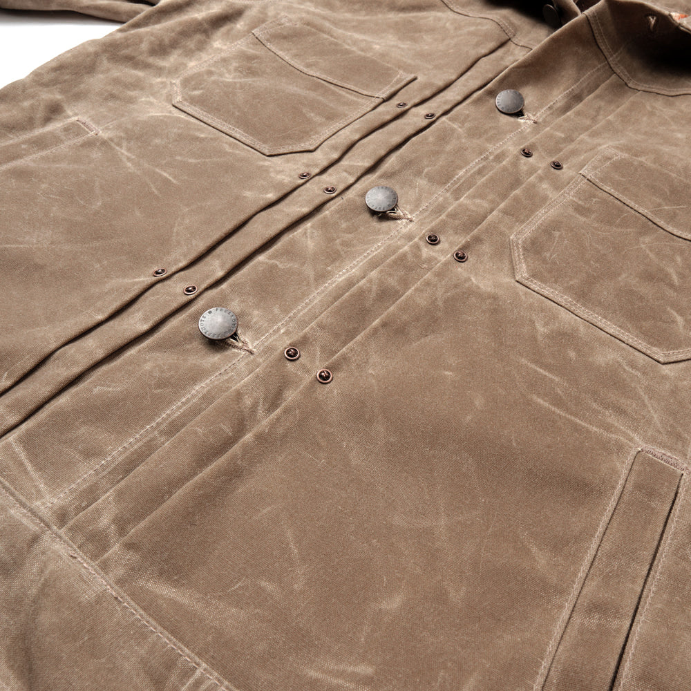 Riders Jacket Waxed Canvas  RJ-1 - Tobacco