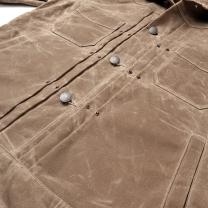 Riders Jacket Waxed Canvas  RJ-1 - Tobacco