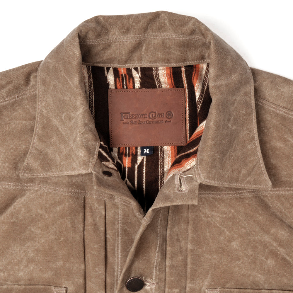 Riders Jacket Waxed Canvas  RJ-1 - Tobacco