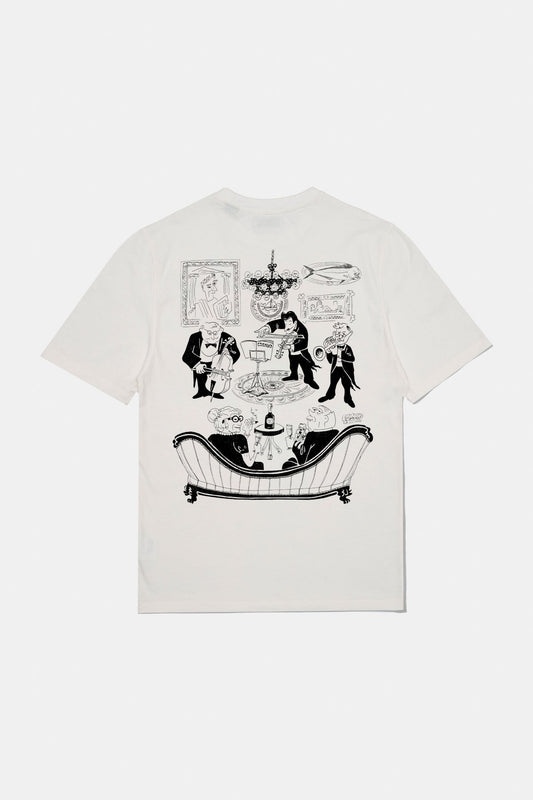 Music Hall Tee - Plain White