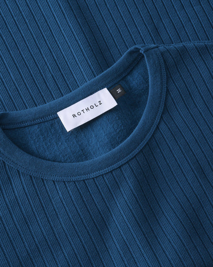 Heavy Ribbed Tee - Royal Blue