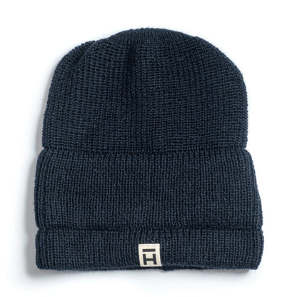 Mechanic Beanie Virgin Wool - Ink
