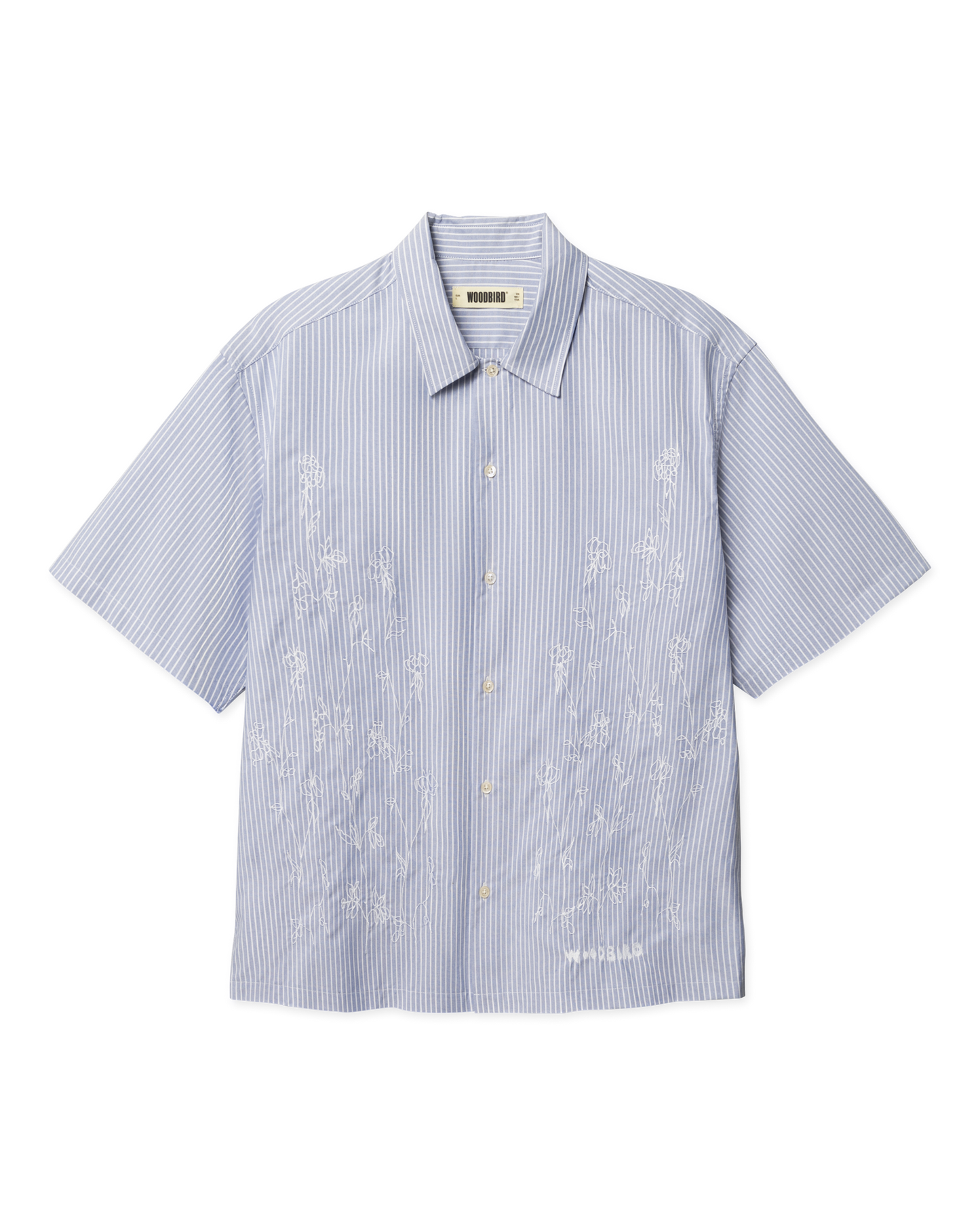 WBWang Ox Flower Shirt - Light Blue