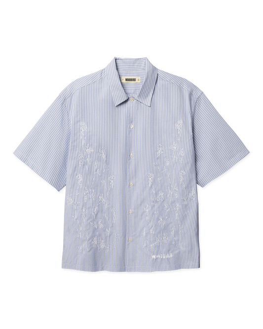 WBWang Ox Flower Shirt - Light Blue