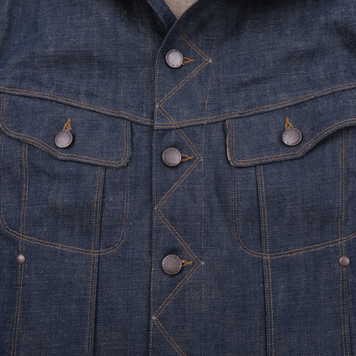 High Low Jacket - 13oz Natural Indigo Selvedge